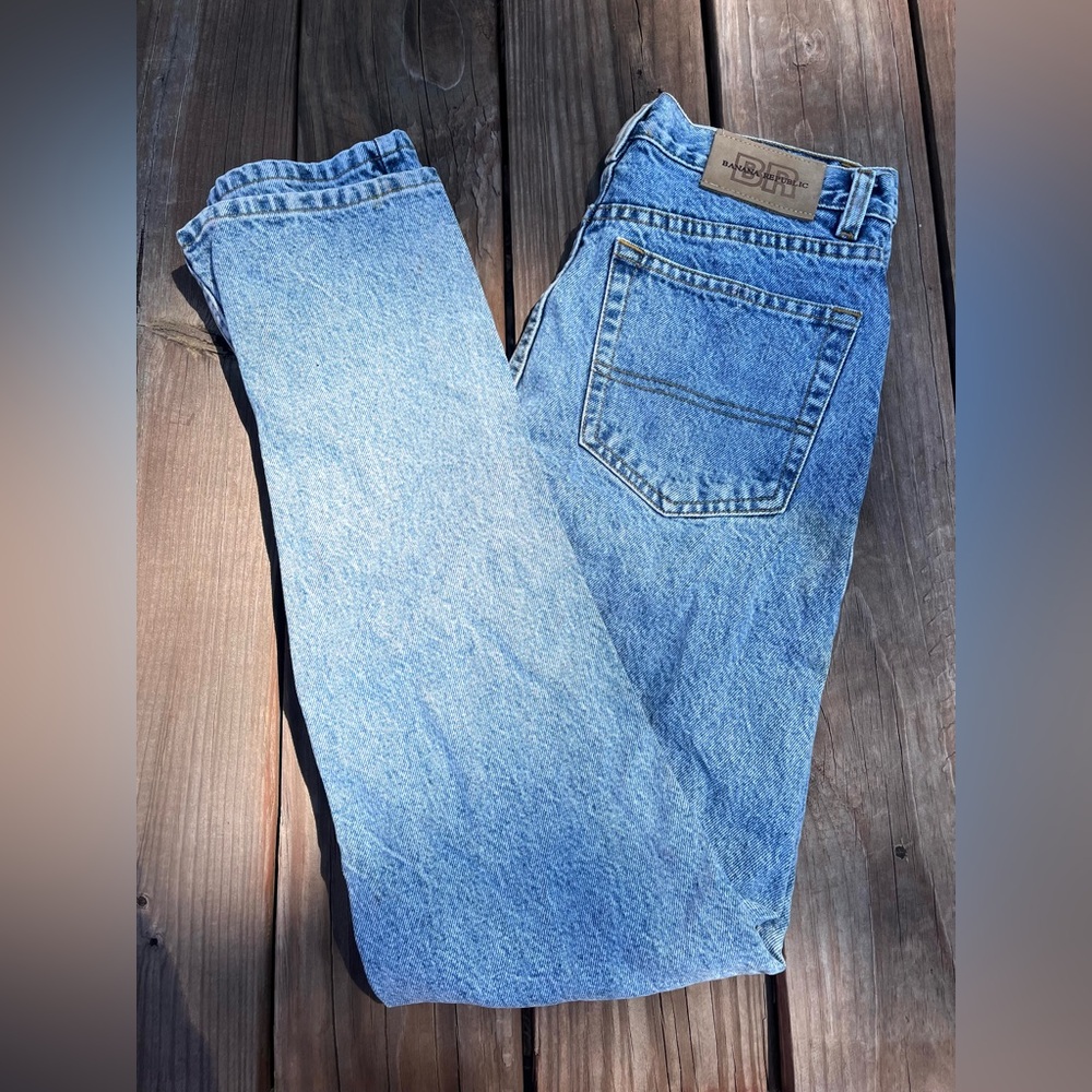 Banana Republic Stone Washed Men's Denim Jeans Y2K Size 29